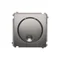 Push-Turn-Dimmer (Modul) 20-500W 230V Inox (Metallic)