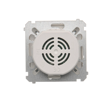 Push-turn dimmer (module) 20-500 W, 230V, metallic satin