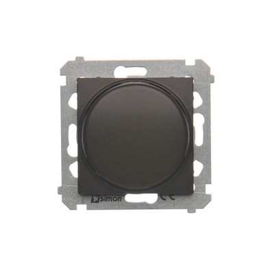 Push-turn dimmer (module) 20-500 W, matt bronze metallic
