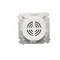 Push-turn dimmer (module) 20-500W 230V white
