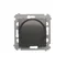 Push-turn dimmer (module) 20-500W anthracite (metallic)