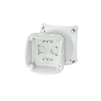 Puszka do instalacji zewnętrznych KF 0200 G 93x93x62mm IP66/IP67/IP69 szara