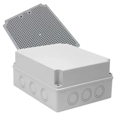 Puszka hermetyczna PH-4B.2P z osłabieniami pod dławiki + płyta PMT-4