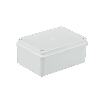 Puszka hermetyczna S-BOX 120x80x50, bez dławików, biała, bezhalogenowa, IP65