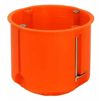 Puszka instalacyjna do pustych ścian P60DF fi60mm głęboka pomarańczowa