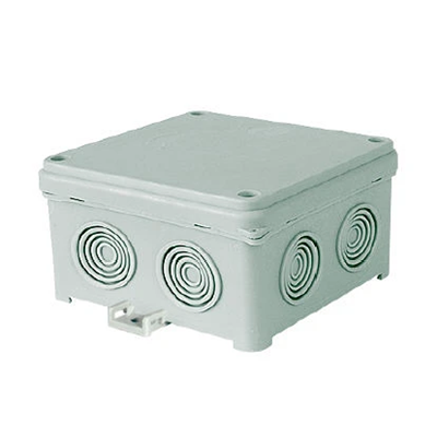 Puszka naścienna samozatrzaskowa 88x88x58mm IP54 szara