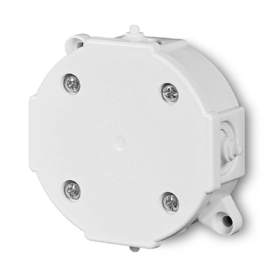 Puszka odgałęźna 80x38mm z zaciskami 4-torowa dla Cu do 2,5mm2 IP41 biała