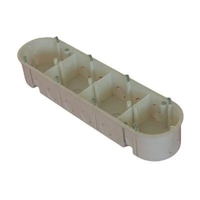 Puszka PK 60 do ścian pustych 4-modułowa biała