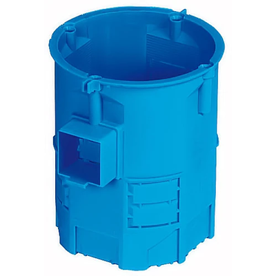 Puszka podtynkowa szeregowa S60G fi60mm głęboka na 80mm niebieska
