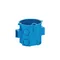Puszka podtynkowa szeregowa z wkrętami S60Dw fi60mm głęboka niebieska