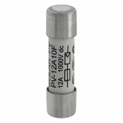 PV-12A10F 12A 1000Vdc válcová vložka 10x38 pro FV systém