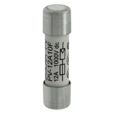 PV-12A10F 12A 1000Vdc zylindrischer Einsatz 10x38 für PV