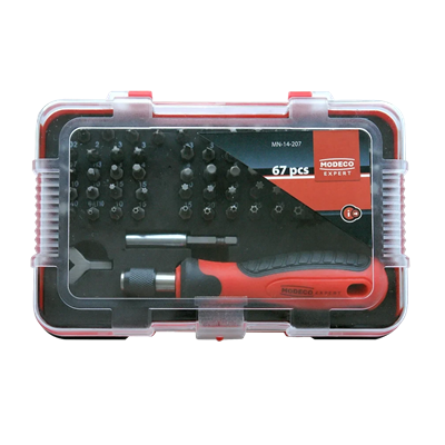 PVC bits screwdriver set 67 pieces