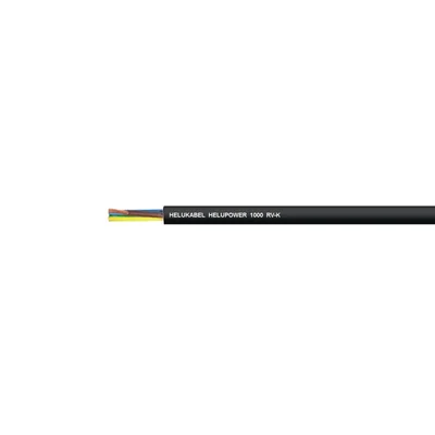 PVC control and power cable HELUPOWER® 1000 RV-K 5G70 mm² black, core identification according to DIN VDE 0293-308