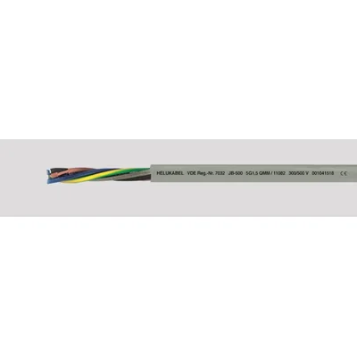 PVC control and power cable OB-500 4x0.75 mm² colored cores