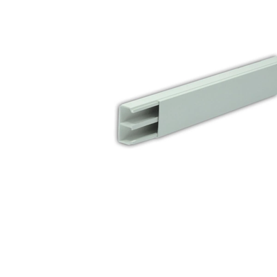 PVC wiring trunking LS 35x18 SAM/ P/ white, length 2 m / with a fixed symmetrical partition