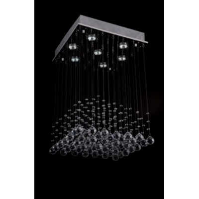 PYRAMID Chrome ceiling lamp