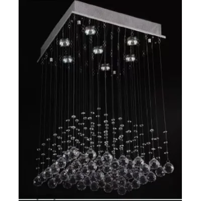 PYRAMID Chrome ceiling lamp