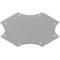 PZCZKPJ150 Tray cross cover, sheet metal thickness - 1 mm