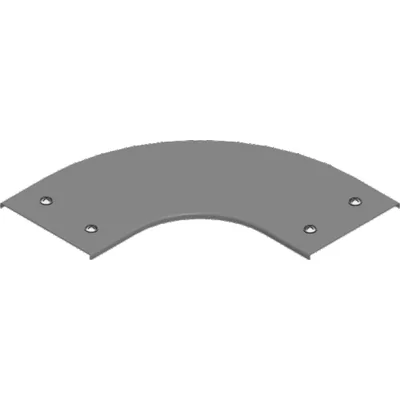 PZKKZP100 90°-Winkelabdeckung mit Verriegelung, Blechdicke - 1,50 mm