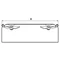 PZKWL400/3 Reinforced tray cover with lock, sheet metal thickness - 0.70 mm