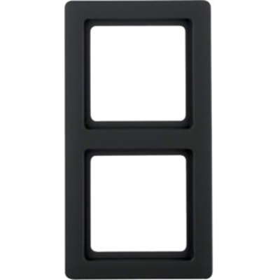 Q.1 Double frame, anthracite velvet