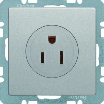 Q.1 Earthed socket USA/CANADA standard NEMA 5-15R aluminum screw terminals