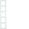 Q.1 Fivefold frame snow-white velvet