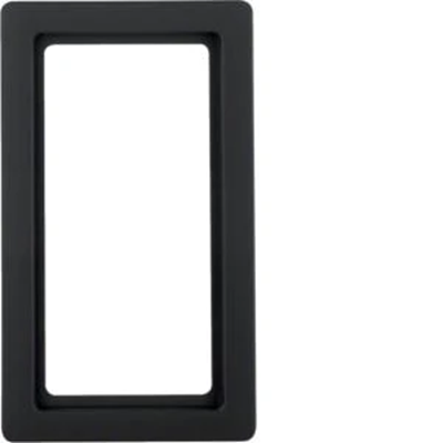 Q.1 Frame with a large cut-out anthracite velvet