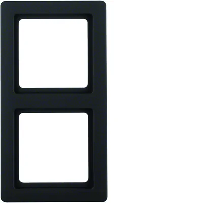 Q.1 Ramka 2-krotna, antracyt aksamit