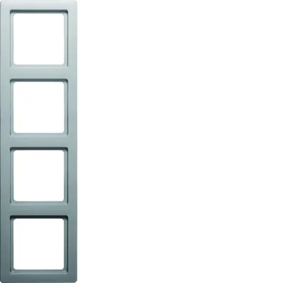 Q.1 Ramka 4-krotna aluminium aksamitna lakierowana