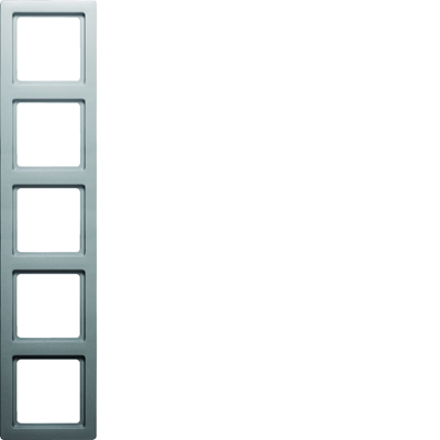 Q.1 Ramka 5-krotna aluminium aksamitna lakierowana