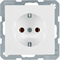 Q.1 Snow-white SCHUKO socket