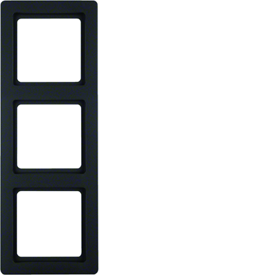 Q.1 Triple anthracite, velvet frame