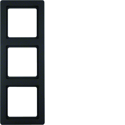 Q.1 Triple anthracite, velvet frame