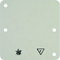 Q.1/ARSYS Single cream self-extinguishing bottom plate