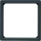 Q.1/Q.3 Anillo adaptador para placa frontal 50x50mm antracita