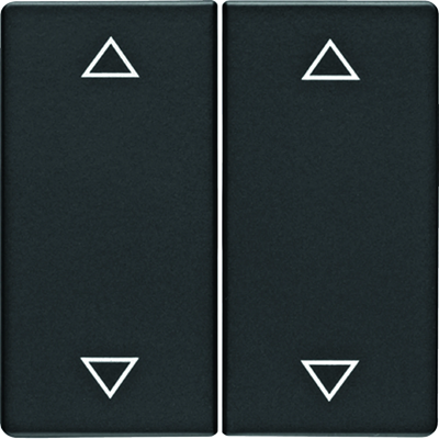 Q.1/Q.3 Anthracite keys with an "arrow" symbol