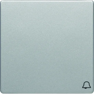 Q.1/Q.3 Bouton avec le symbole "clochette" imprimé sur aluminium laqué velours