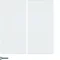 Q.1/Q.3 bouton blanc 2 gangs