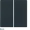 Q.1/Q.3 Bouton-poussoir double anthracite