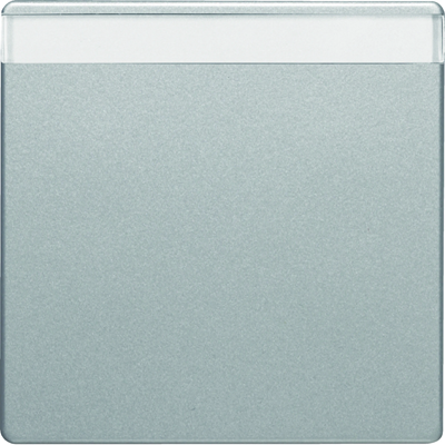 Q.1/Q.3 Button with description field, lacquered aluminium