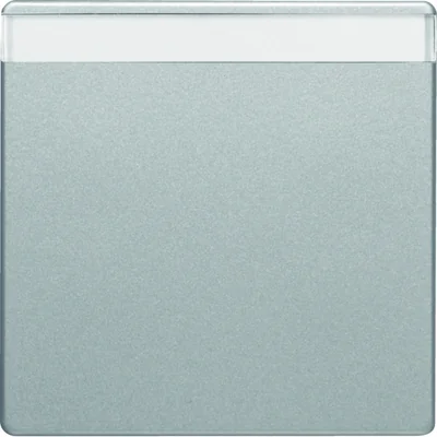 Q.1/Q.3 Button with description field, lacquered aluminium