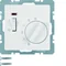 Q.1/Q.3 Controlador de temperatura ambiente con contacto de cierre, elemento central e interruptor