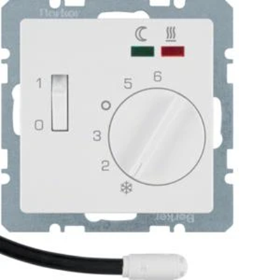 Q.1/Q.3 Controlador de temperatura del suelo con contacto de cierre, elemento central y conector