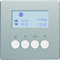 Q.1/Q.3 Interrupteur de store KNX RF quicklink pour contrôleurs de stores et mécanismes d'alimentation Berker.Net, velours d'aluminium, verni