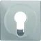 Q.1/Q.3 Placa frontal para interruptor de llave de aluminio