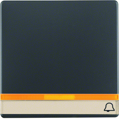 Q.1/Q.3 Rocker with 2 attached lenses and inscription field anthracite