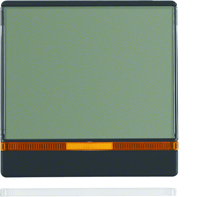 Q.1/Q.3 Rocker with 2 lenses and a large inscription field anthracite velvet