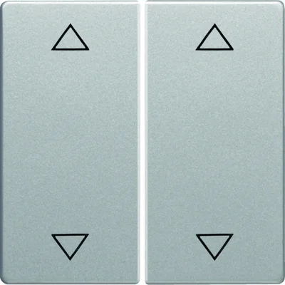 Q.1/Q.3 Rockers with "arrow" symbol printed on aluminum 2-key switch